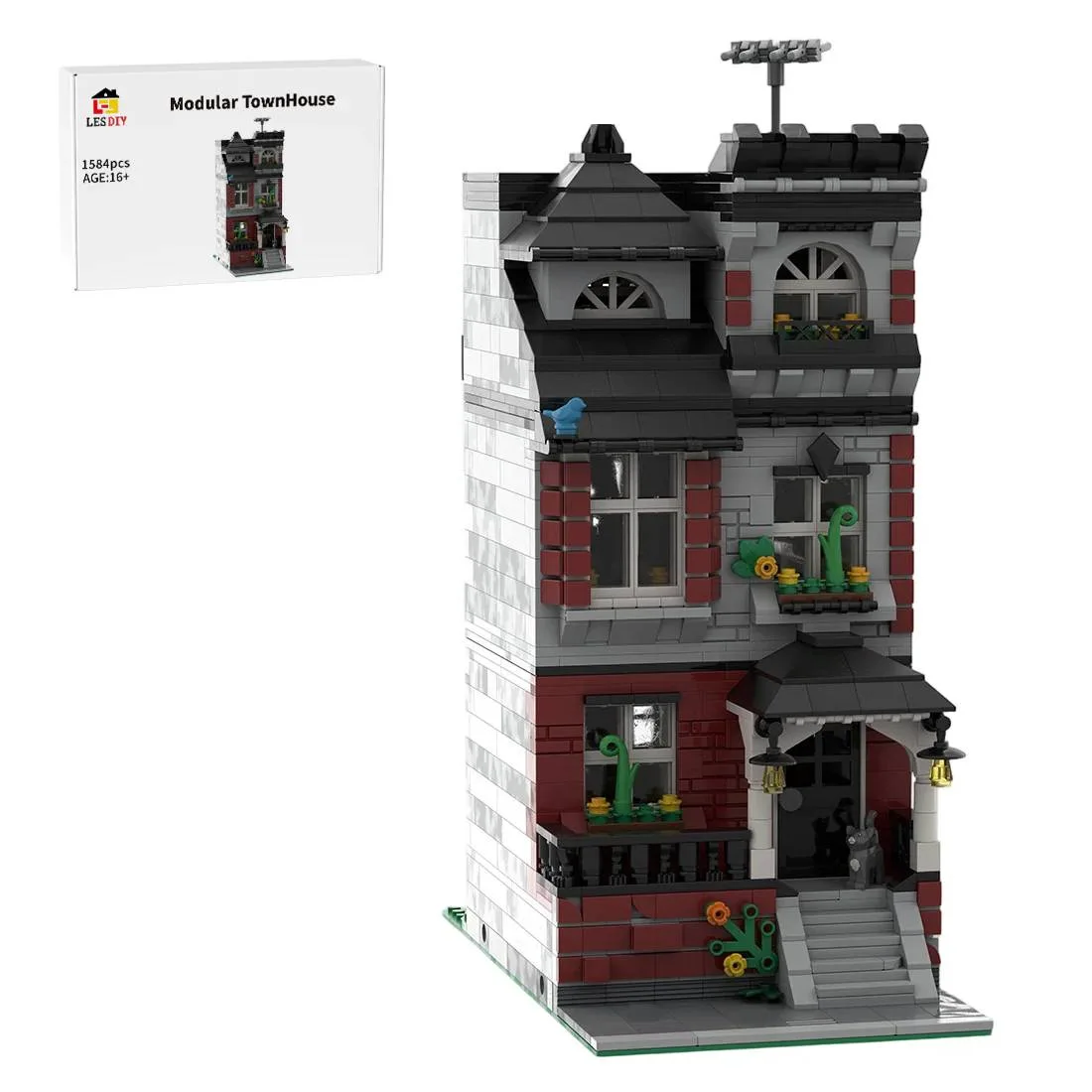 LesDiy Maison de ville de scène de rue modulaire (LESDIY-3725435) - prix | Brick Broker