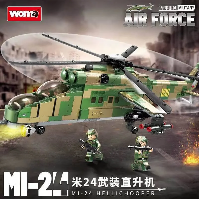 Woma Hélicoptère armé Mi-24 (WOM-C0896) - prix | Brick Broker