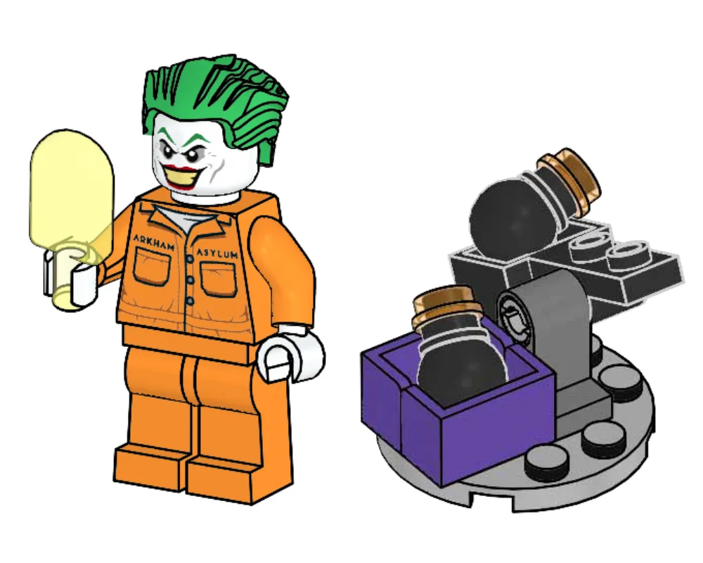 LEGO 212011 Le Joker et la catapulte - prix | Brick Broker