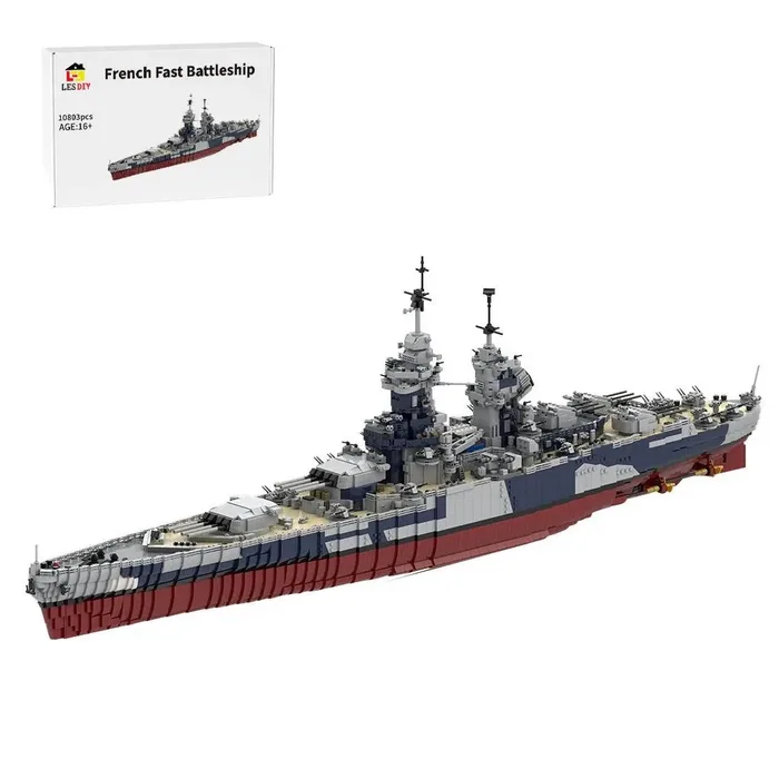 LesDiy Cuirassé français Richelieu 1/200 (LESDIY-3611942) - prix | Brick Broker