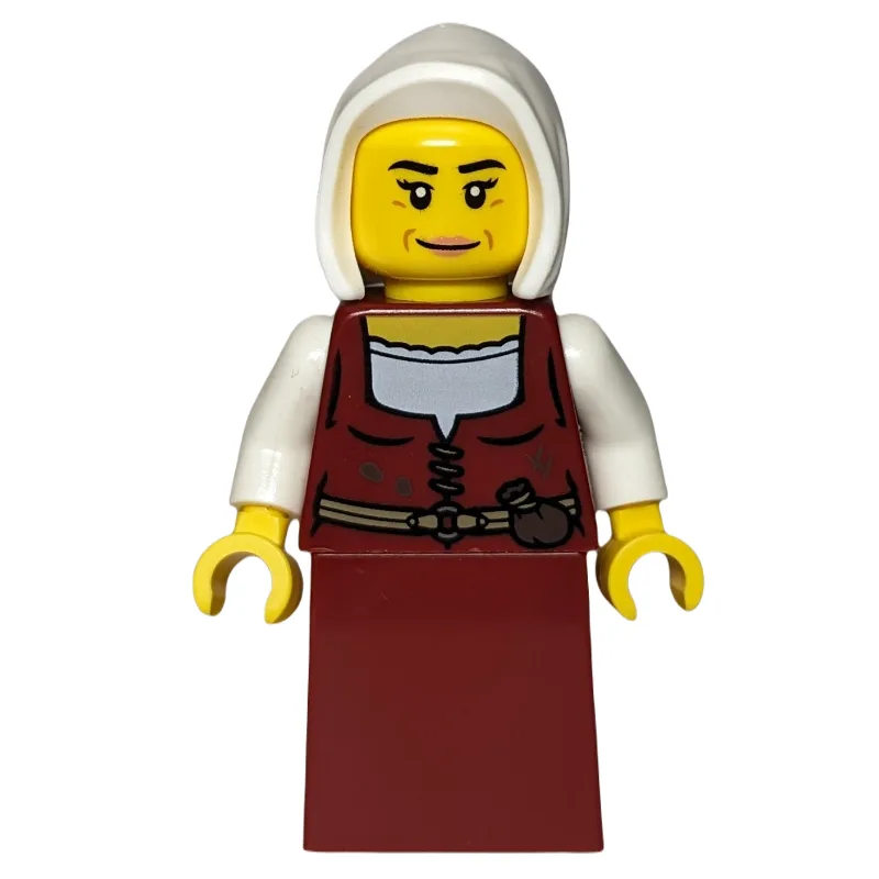 Innkeeper, Dark Red Dress, White Hood — dans quels sets LEGO ? (fig-014807) | Brick Broker