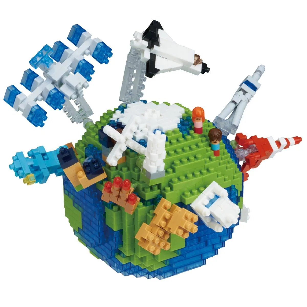 nanoblock Le Globe Terrestre (NBM-028) - prix | Brick Broker