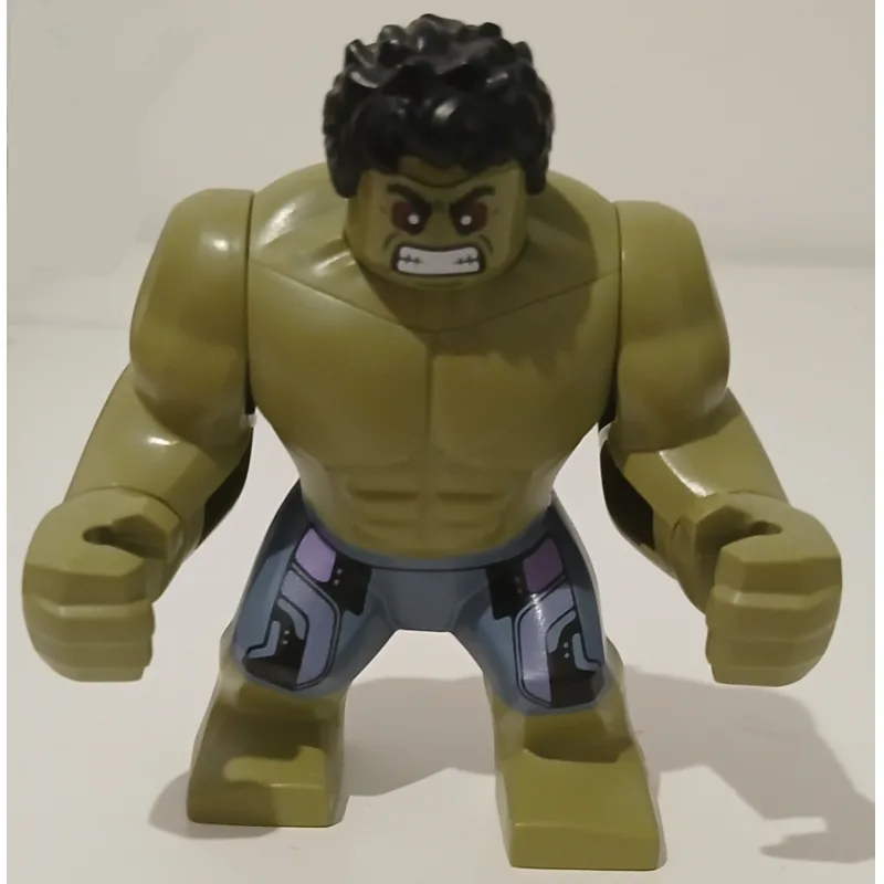 Hulk (Big Fig), Olive Green, Black Hair, Remo… — minifigurine LEGO | Brick Broker