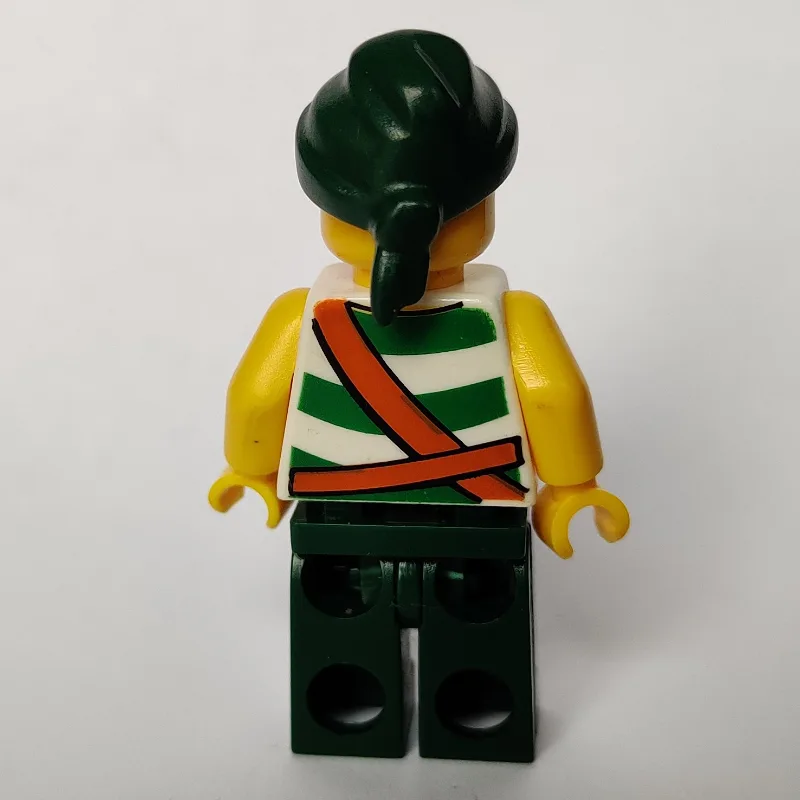 Pirate - Green Stripes, Dark Green Legs, Dark… — minifigurine LEGO | Brick Broker
