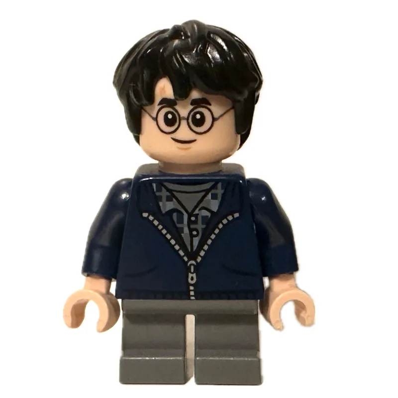 Harry Potter, Dark Blue Jacket with Zipper, S… — minifigurine LEGO | Brick Broker