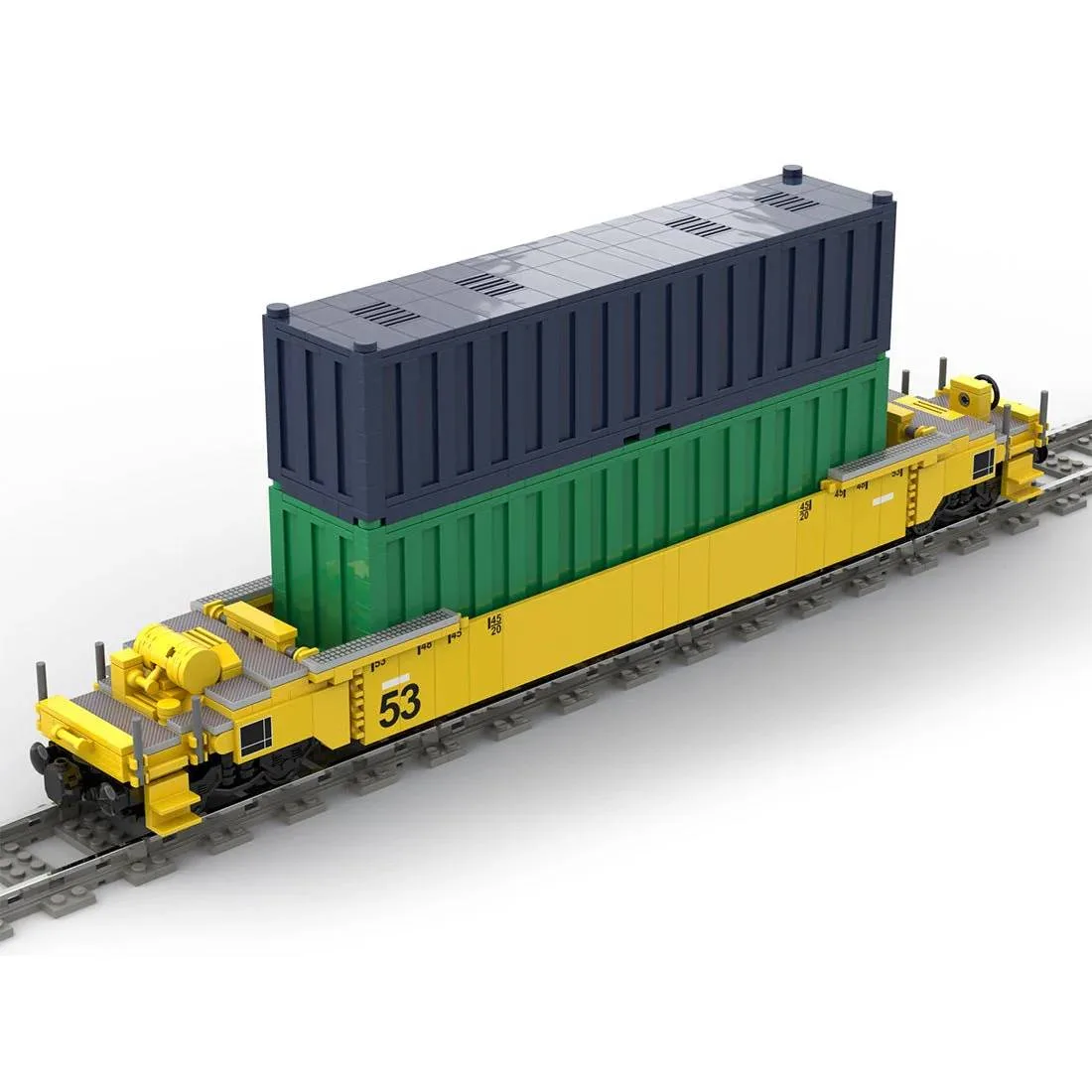 LesDiy Train empilable à conteneurs (LESDIY-3560696) - prix | Brick Broker