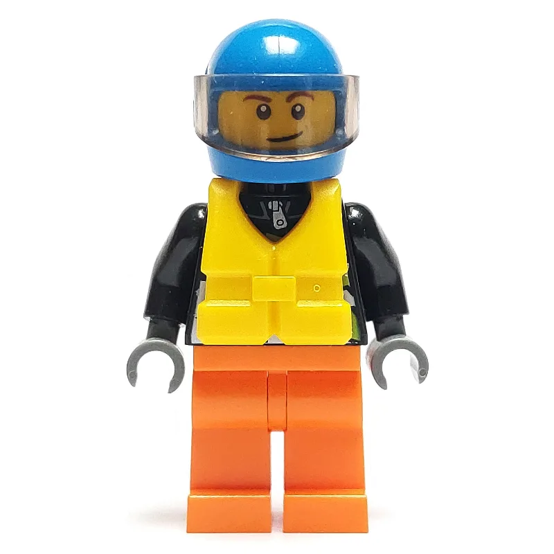 Racer, Black Jacket with Extreme Team Logo, O… — minifigurine LEGO | Brick Broker