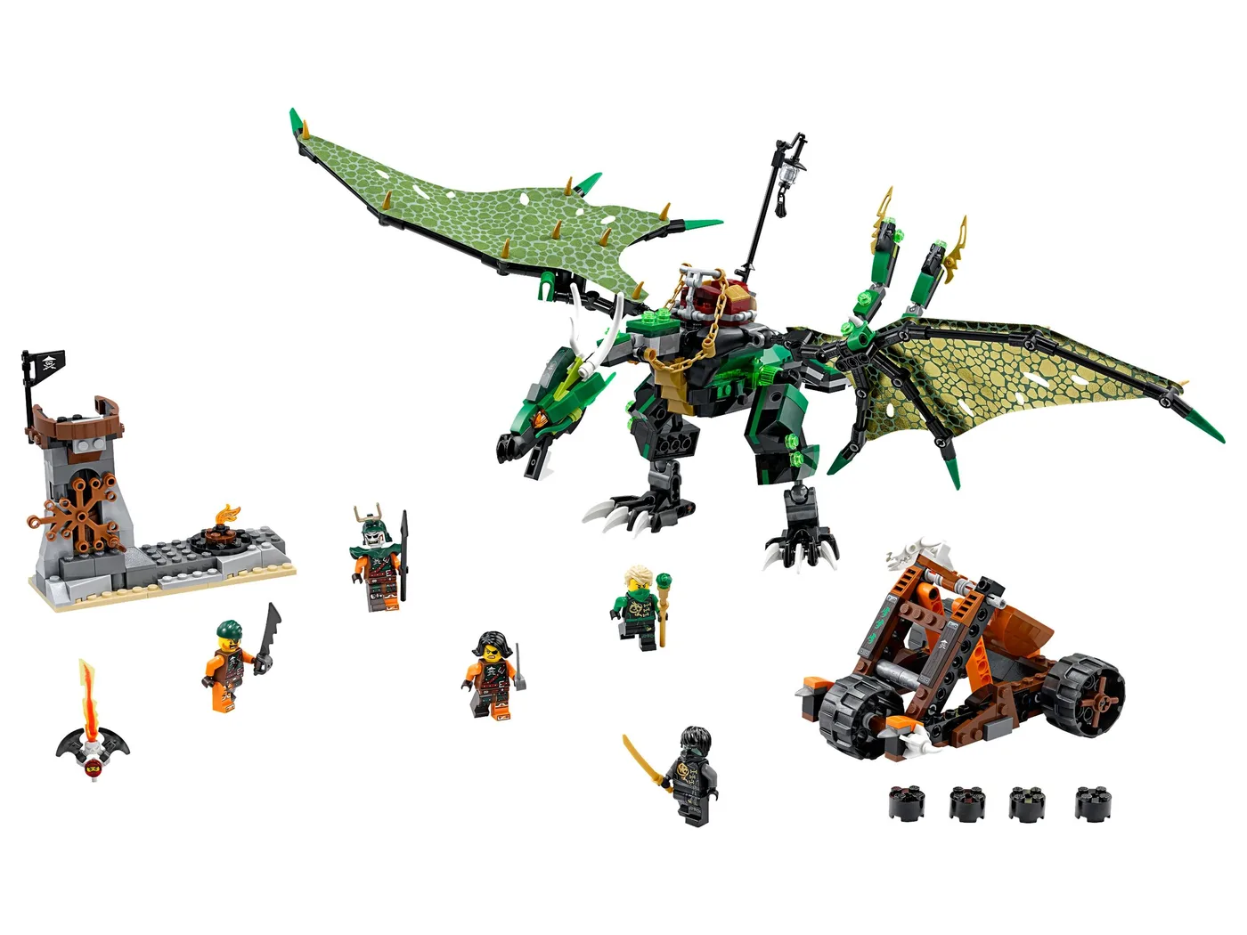 LEGO 70593 Le dragon NRG vert - prix et où acheter | Brick Broker