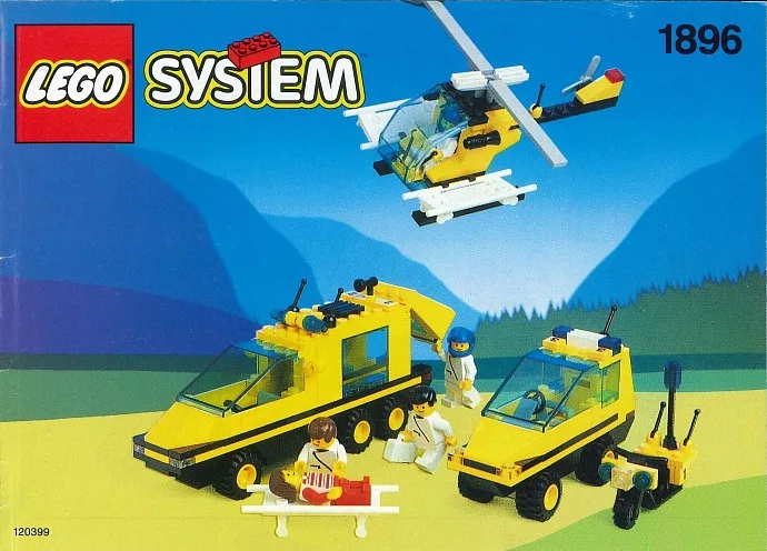 LEGO 1896 Équipe de secours Trauma - prix | Brick Broker