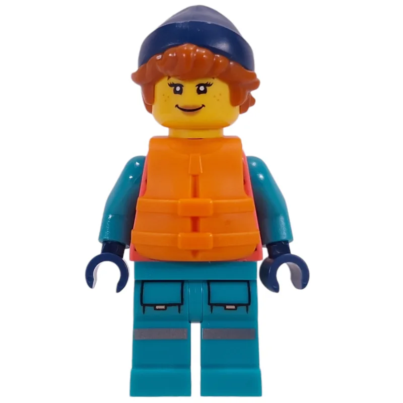 Arctic Explorer, Coral Torso, Dark Turquoise… — minifigurine LEGO | Brick Broker