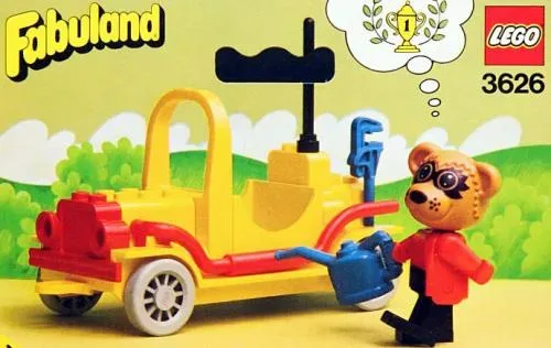 LEGO 3626 Voiture de sport de Roger Raccoon - prix | Brick Broker