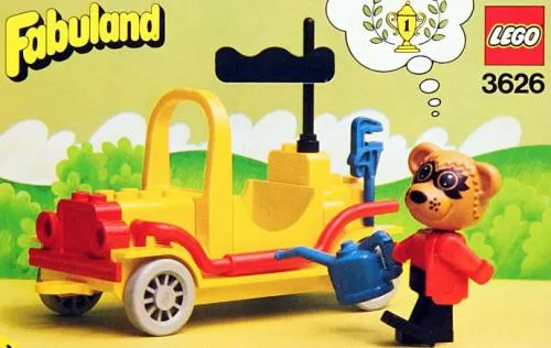 LEGO 3626 Voiture de sport de Roger Raccoon - prix | Brick Broker