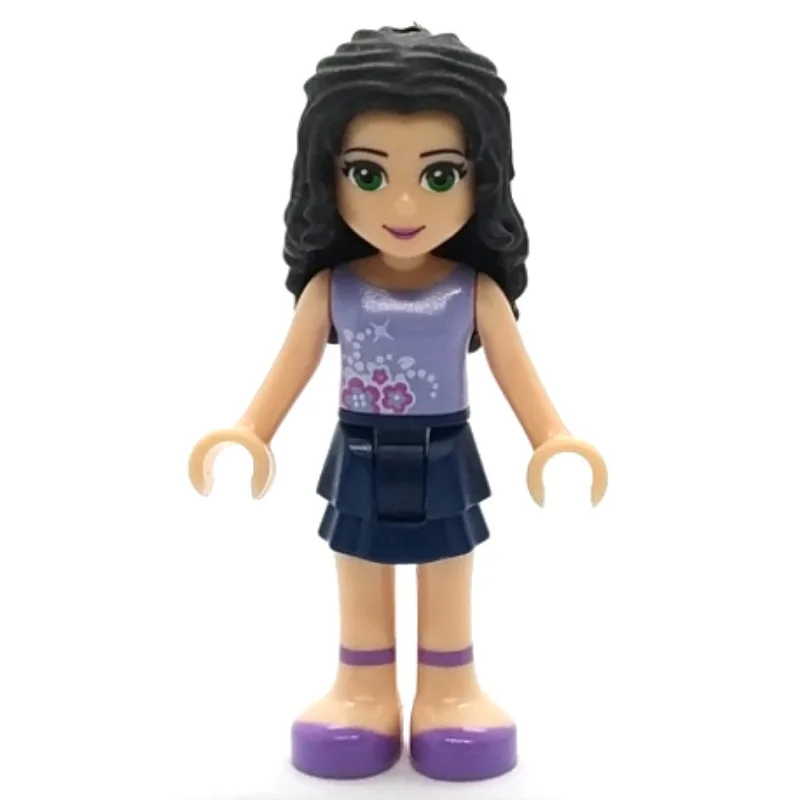 Emma - Lavender Top, Dark Blue Skirt — dans quels sets LEGO ? (fig-001568) | Brick Broker