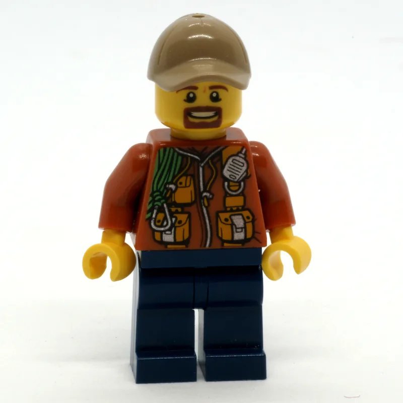 Explorer, Jacket with Pouches, Radio, and Rop… — minifigurine LEGO | Brick Broker