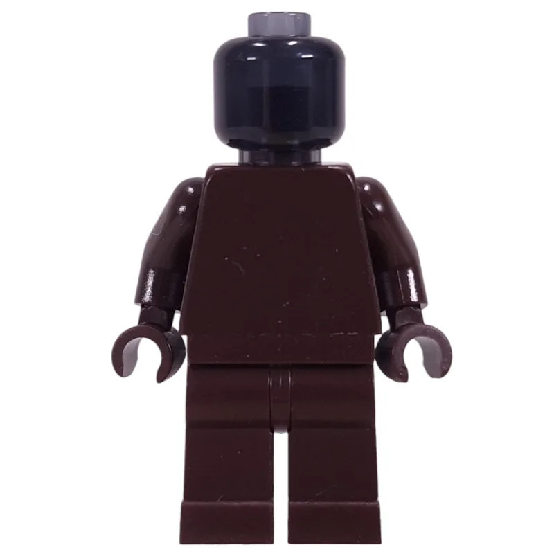 Monochrome, Dark Brown with Trans-Black Head — minifigurine LEGO | Brick Broker