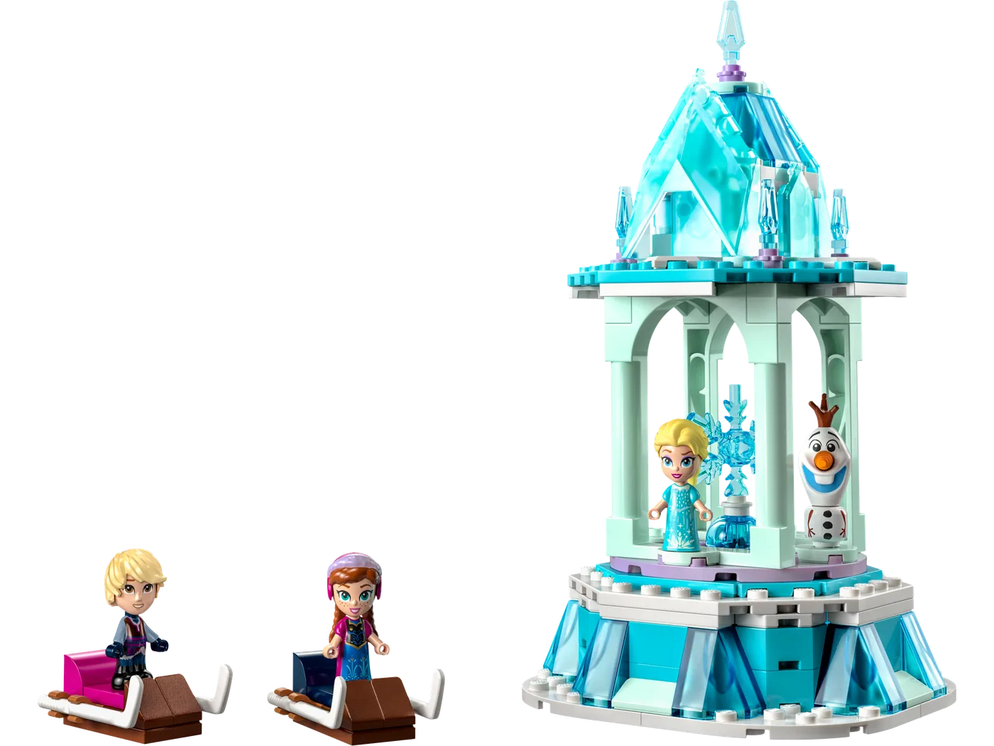 LEGO 43218 Le Carrousel Magique d'Anna et Elsa - prix | Brick Broker