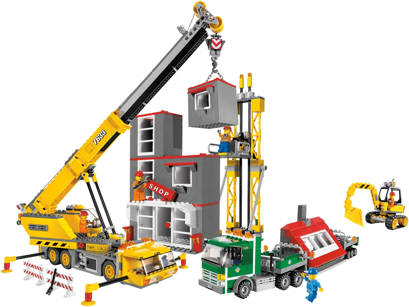 LEGO 7633 Chantier de construction - prix | Brick Broker