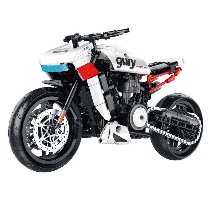JIESTAR Kit moto Cruiser Technic GULY 1:8 60537 (JS-60537) - prix | Brick Broker