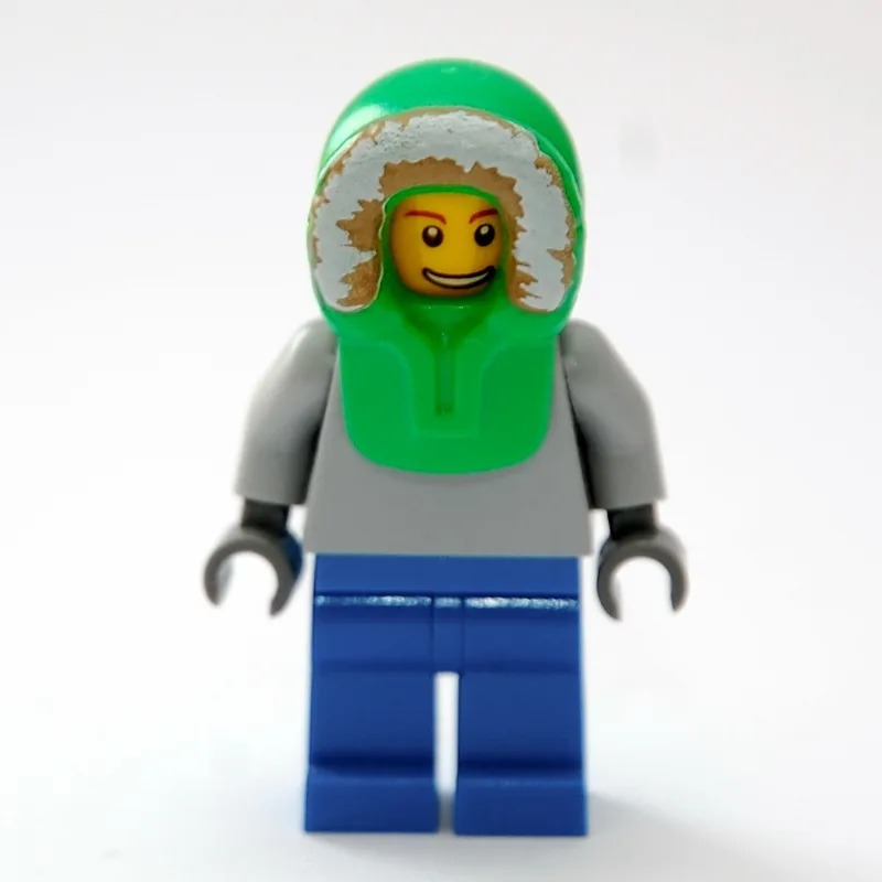 Man, Plain Light Bluish Gray Torso, Blue Legs… — minifigurine LEGO | Brick Broker