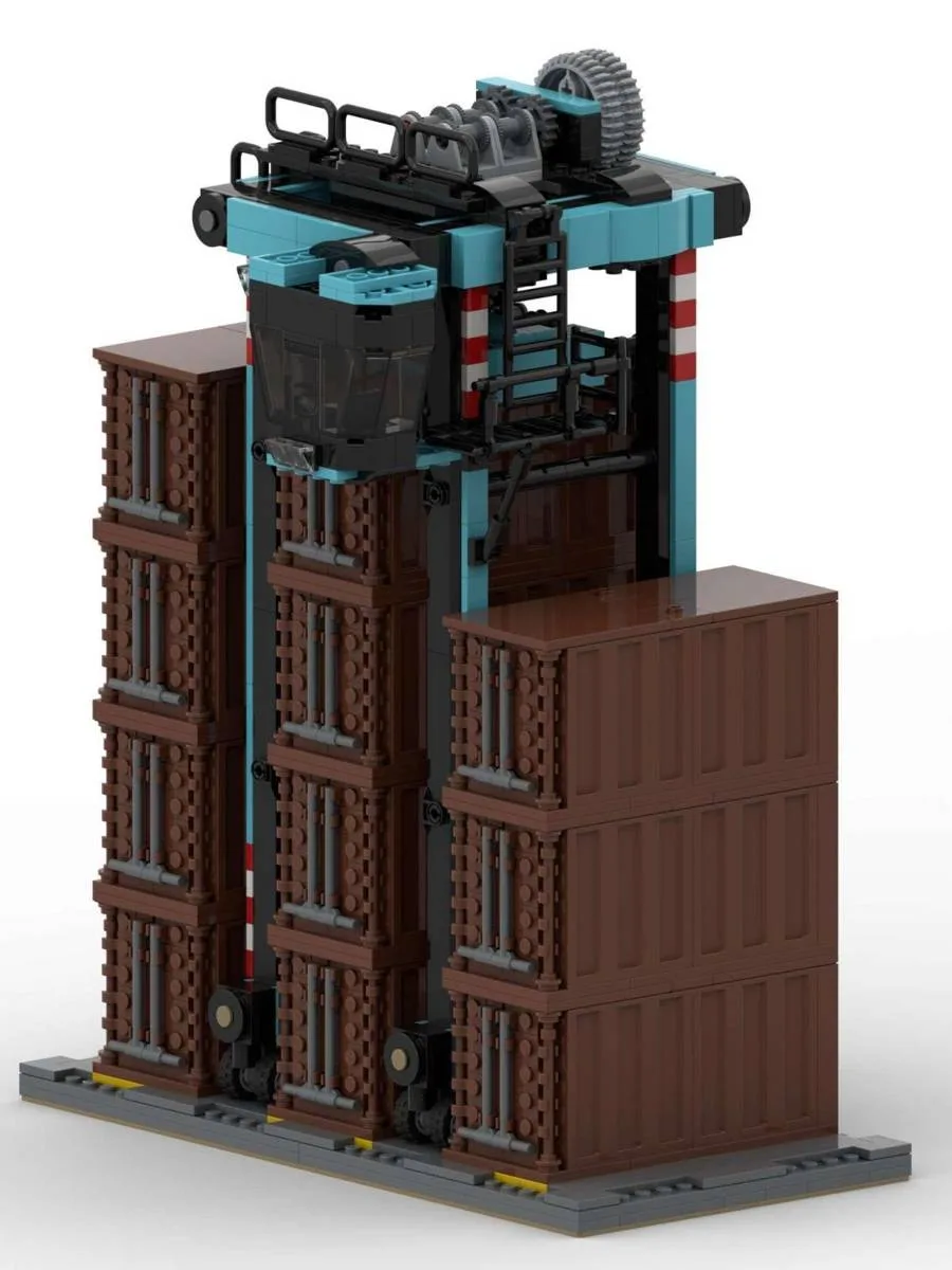 BlueBrixx Véhicule de chargement de conteneurs (BB-108813) - prix | Brick Broker