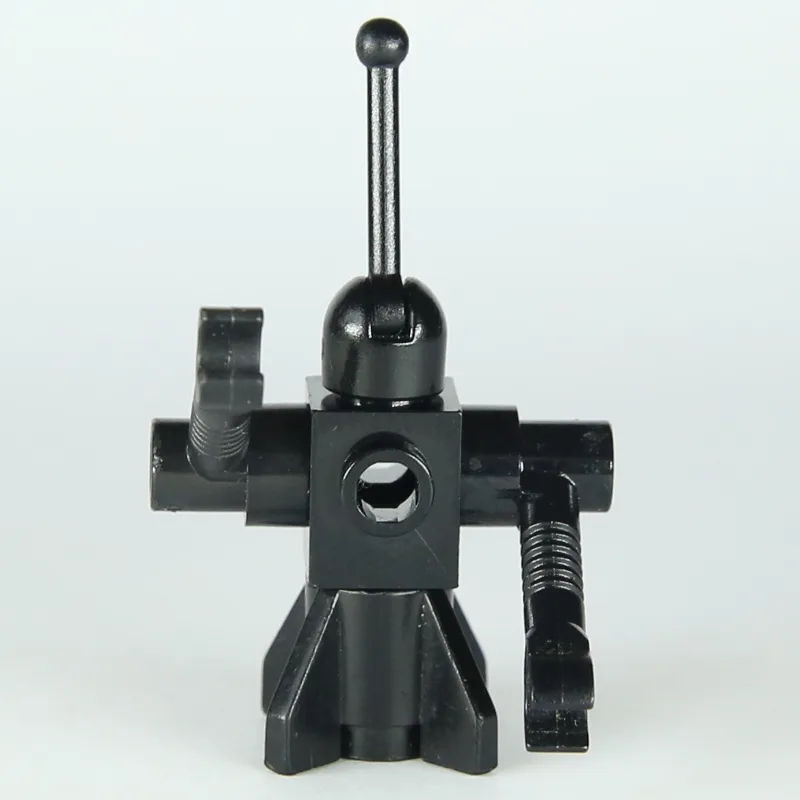 Classic Space Droid - Black, Rocket Base — minifigurine LEGO | Brick Broker