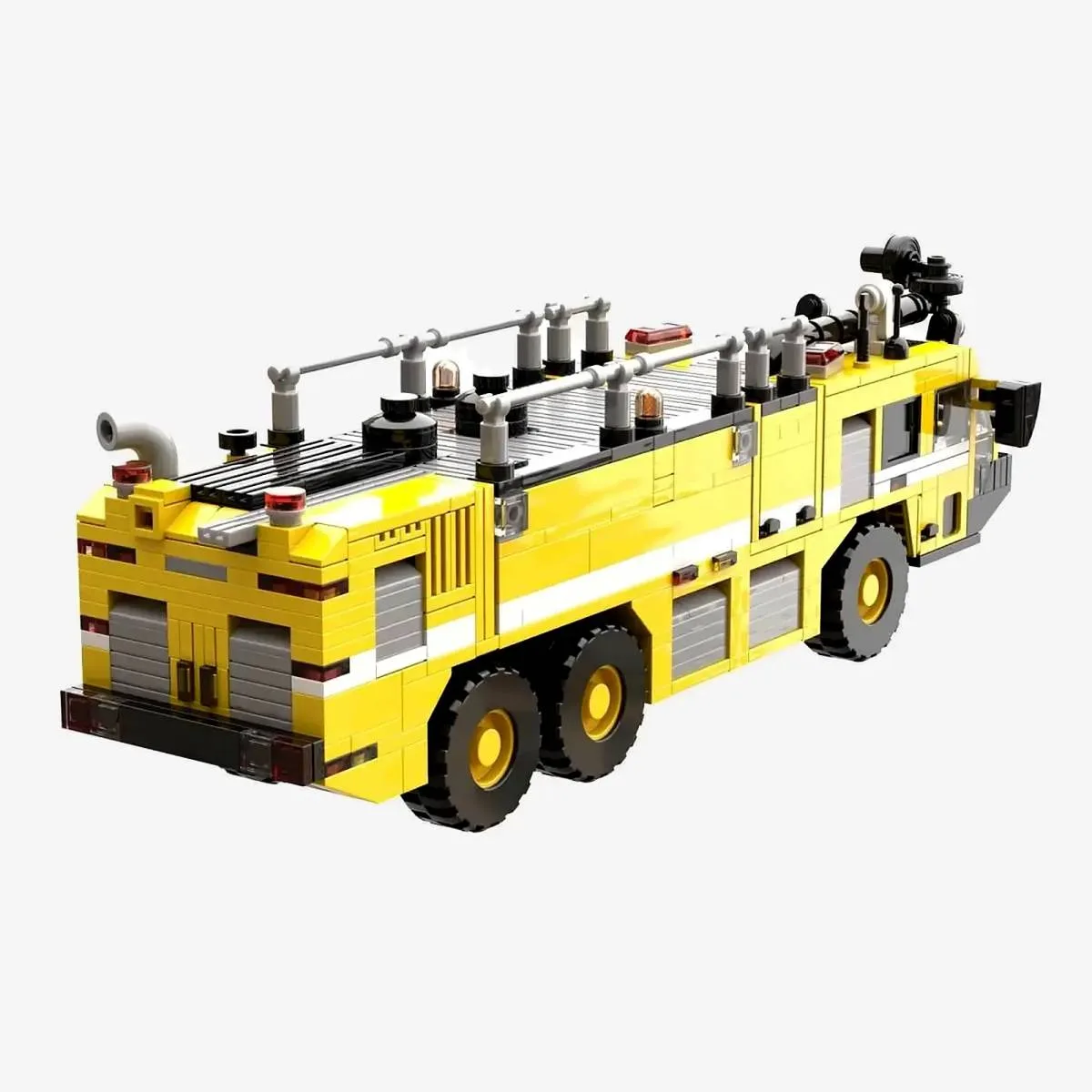 BlueBrixx Camion de pompiers de l'aéroport américain (BB-103985) - prix | Brick Broker