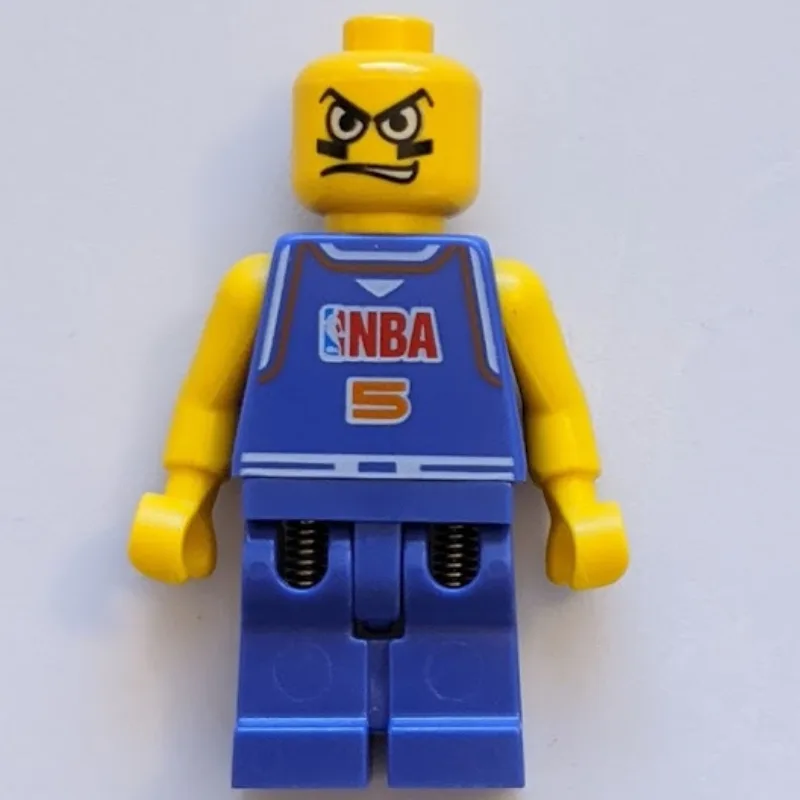 Basketball Player, Violet Torso, violet Legs 5 — minifigurine LEGO | Brick Broker