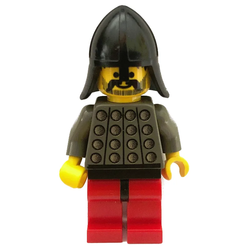Knight (Fright Knights) - Red Legs, Black Hips — minifigurine LEGO | Brick Broker