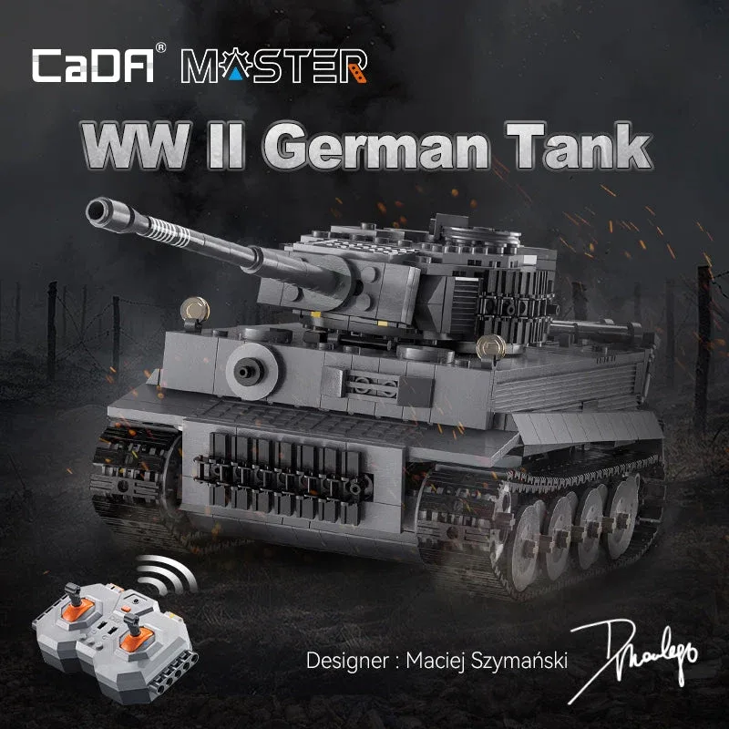 CaDA Char Tigre allemand de la Seconde Guerre mondiale (CADA-C61071W) - prix | Brick Broker