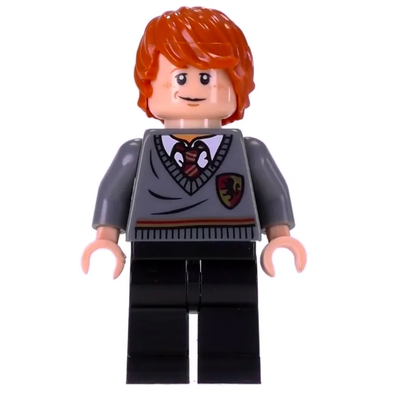 Ron Weasley, Gryffindor Sweater with Crest — minifigurine LEGO | Brick Broker