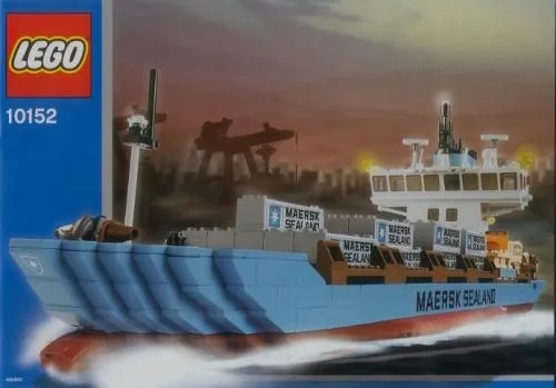 LEGO 10152 Porte-conteneurs Maersk Sealand, édition 2004 - prix | Brick Broker