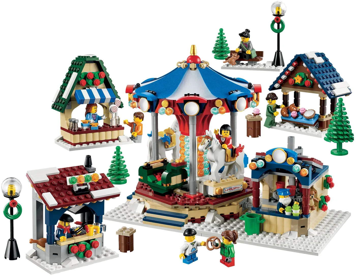 LEGO 10235 Marché du village d'hiver - prix | Brick Broker