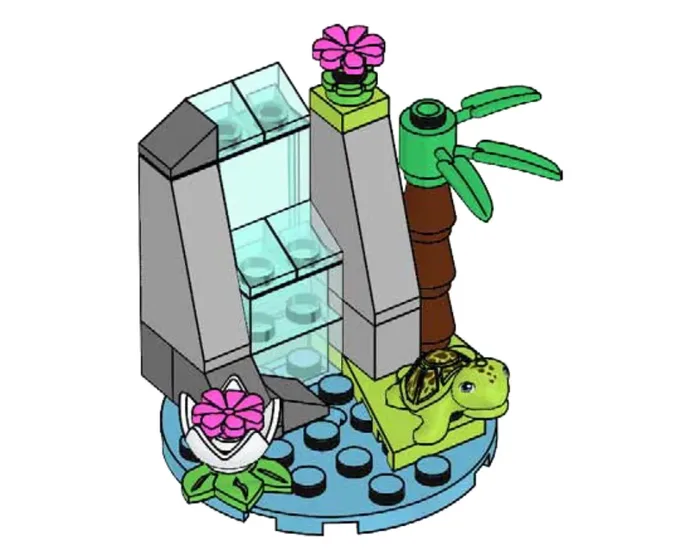 LEGO 562010 Le paradis de la tortue - prix | Brick Broker