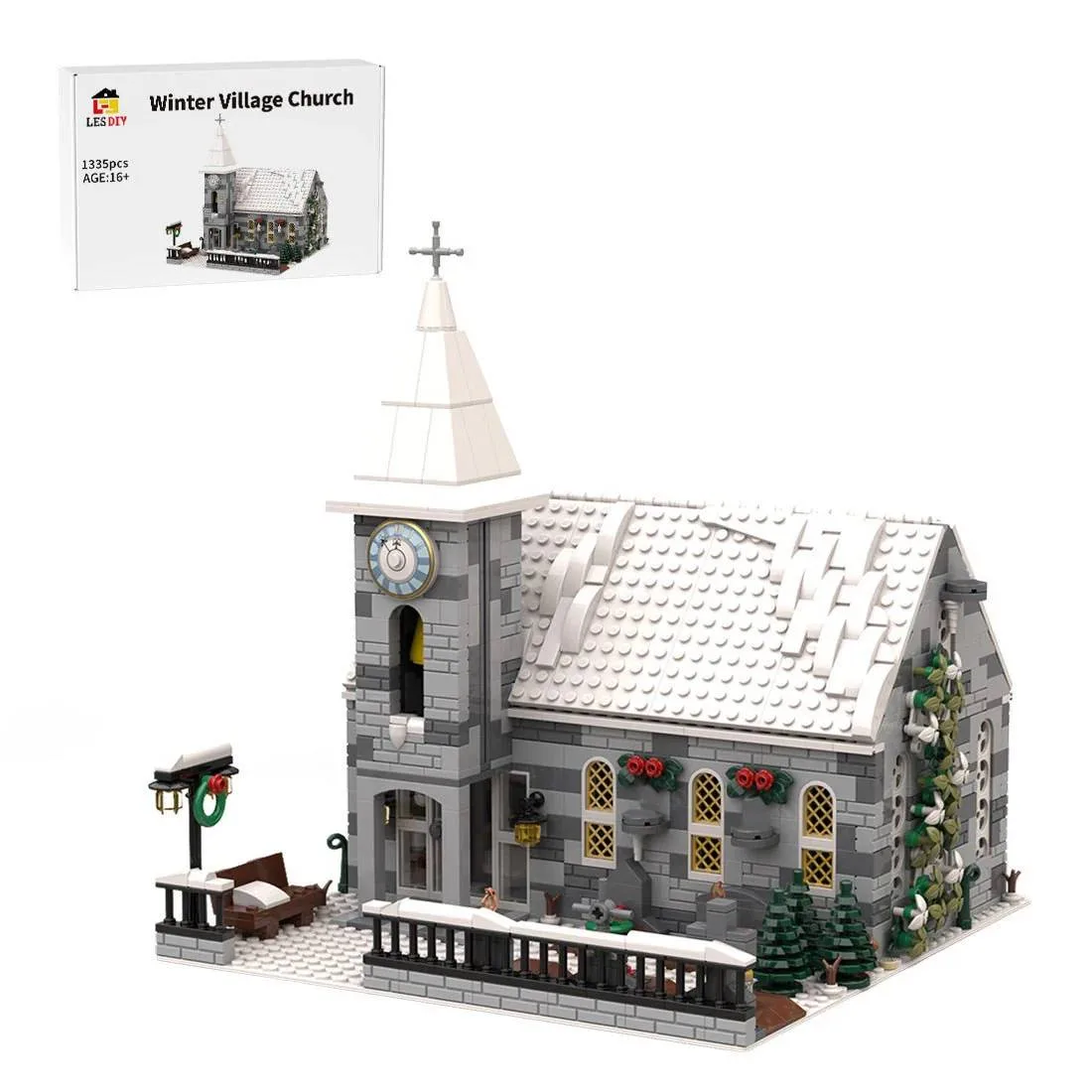 LesDiy Église du village d'hiver (LESDIY-3667083) - prix | Brick Broker