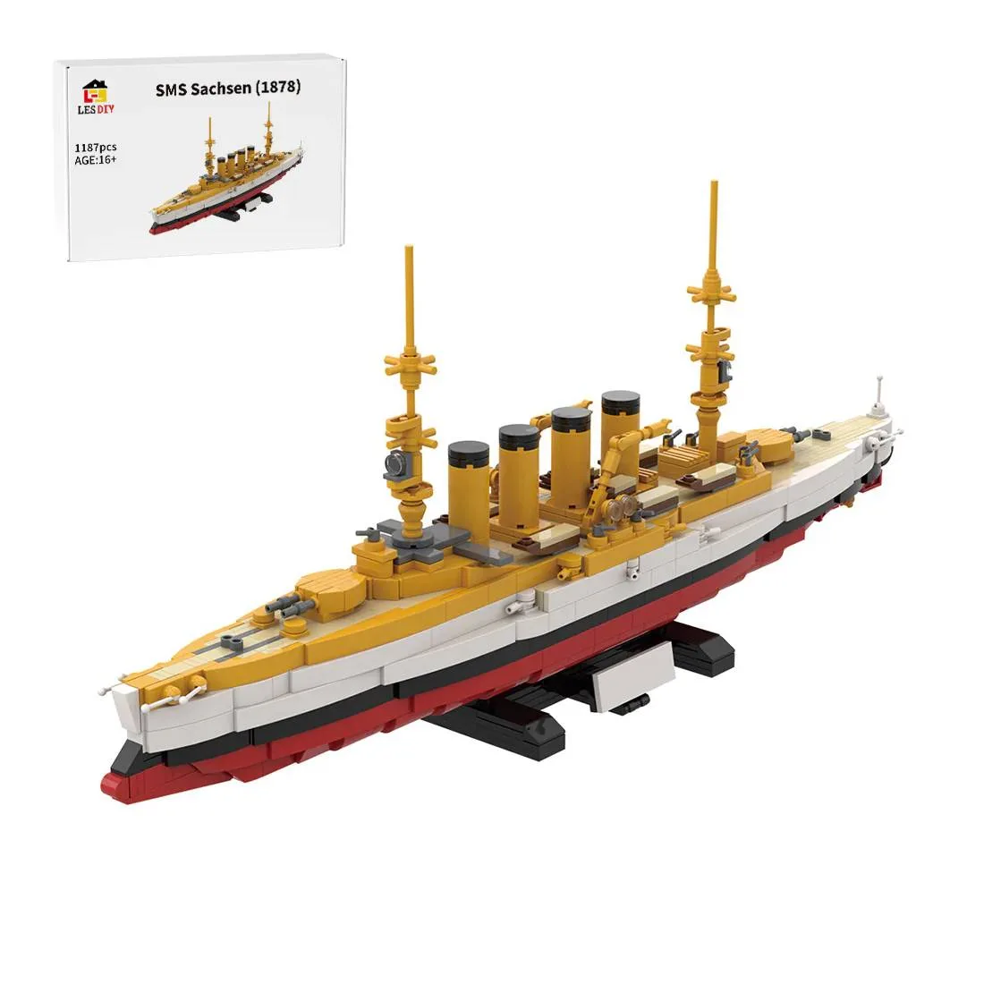 LesDiy Croiseur cuirassé SMS Scharnhorst (LESDIY-3727879) - prix | Brick Broker