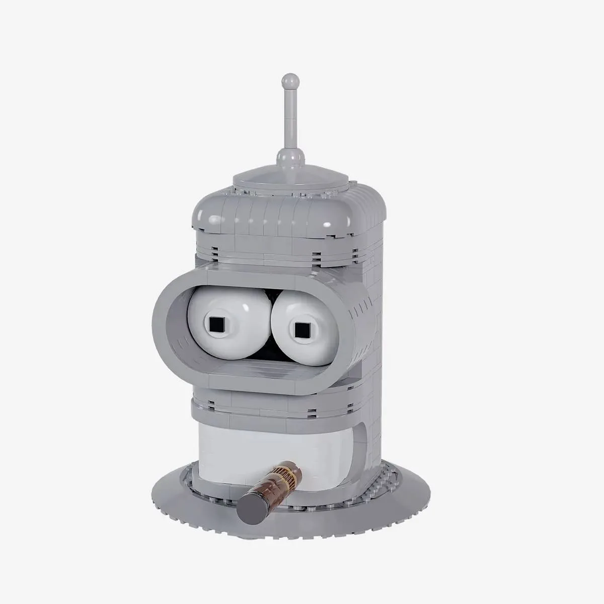 BlueBrixx Tête de robot fumant un cigare (BB-106615) - prix | Brick Broker