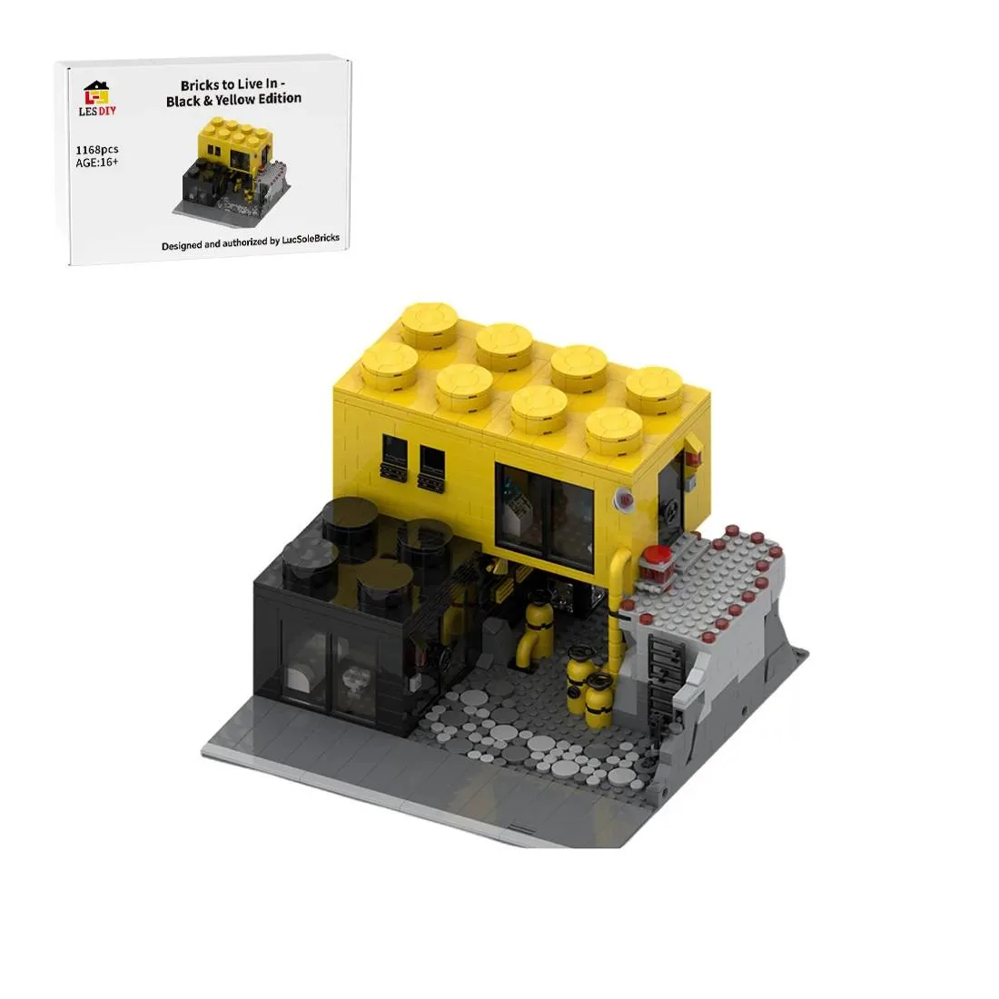 LesDiy Maison de ville noir et jaune (LESDIY-3744946) - prix | Brick Broker