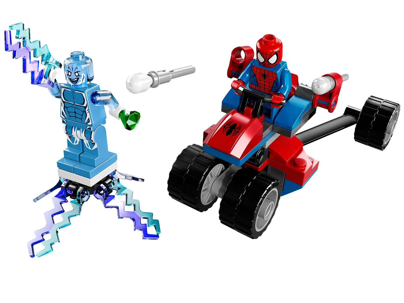 LEGO 76014 Spider-Trike contre Electro - prix | Brick Broker