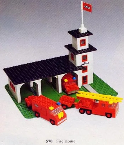 LEGO 570 Caserne de Pompiers - prix et où acheter | Brick Broker