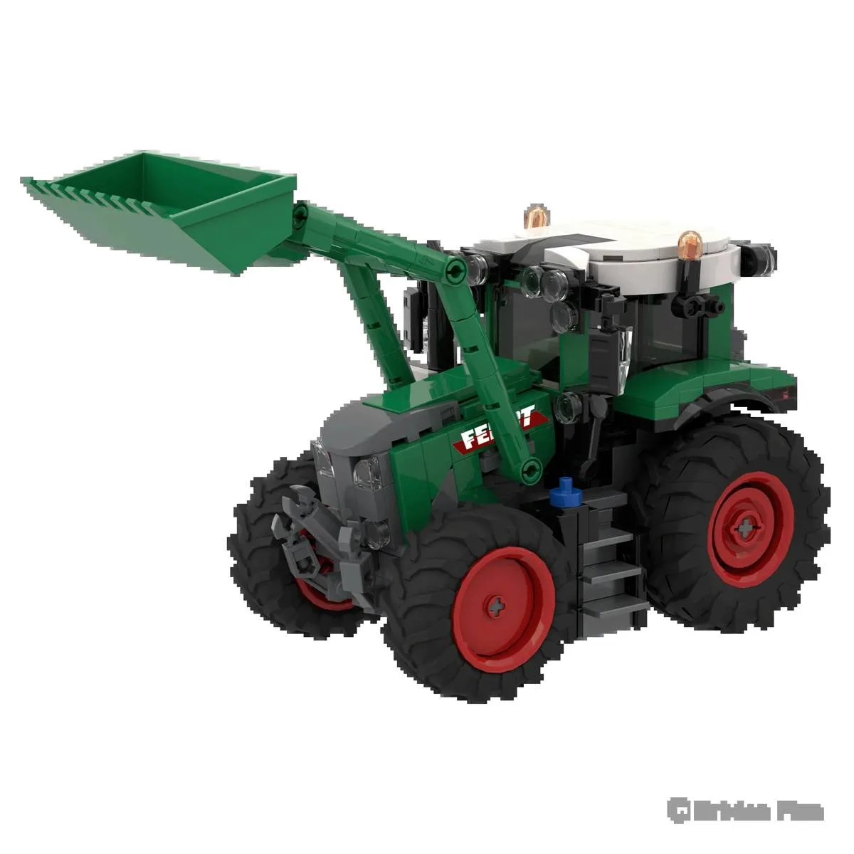 BRIXIES Fendt™ 620 Vario avec chargeur frontal (BRIXIES-222.864) - prix | Brick Broker