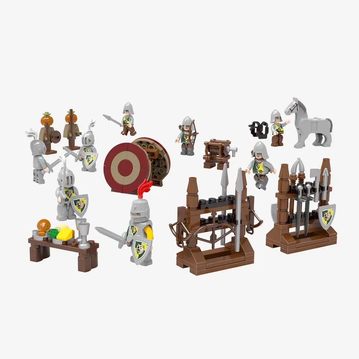 BlueBrixx Pack de figurines Ours - Château des Chevaliers (BB-109644) - prix | Brick Broker