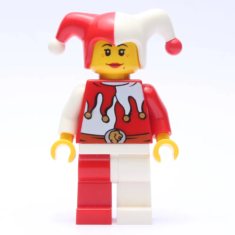 Jester, Woman, Red and White — dans quels sets LEGO ? (fig-009109) | Brick Broker