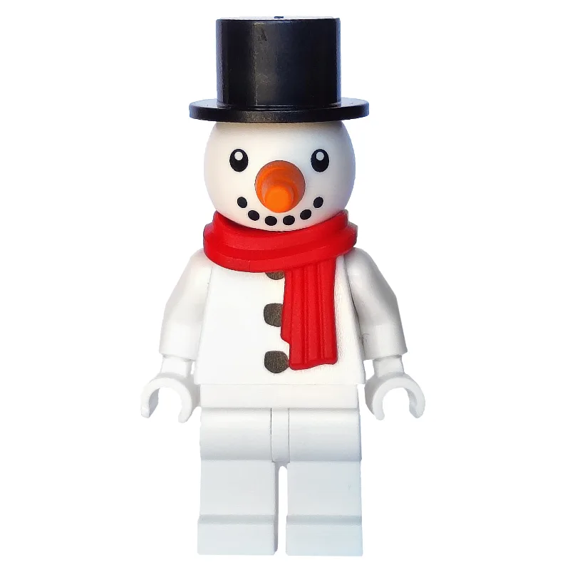 Snowman - Red Scarf, Black Hat, Mask — dans quels sets LEGO ? (fig-013082) | Brick Broker