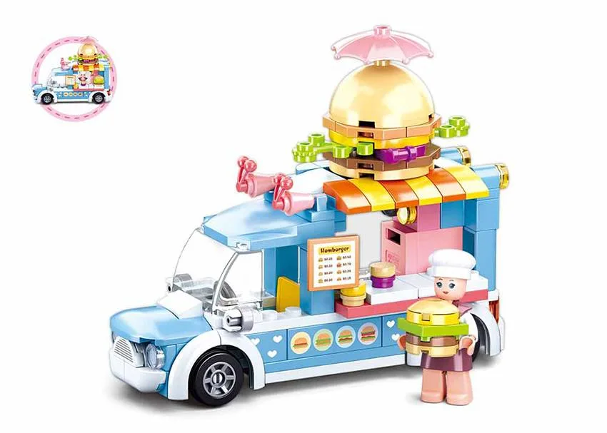 Sluban Voiture Hamburger (SLB-M38-B0993B) - prix | Brick Broker