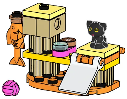 LEGO 562504 Arbre à chat avec chaton - prix | Brick Broker