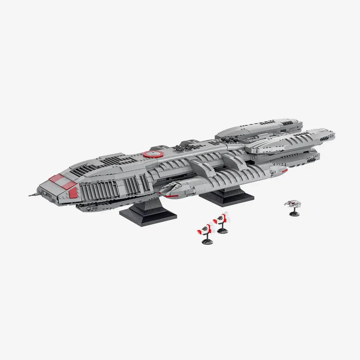 BlueBrixx Grand vaisseau-mère futuriste (BB-109145) - prix | Brick Broker