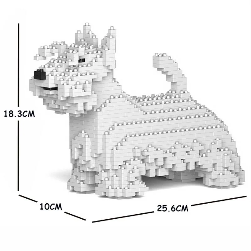 JEKCA Terrier écossais 01-M02 - Taille standard (JEK-ST19PT11-M02) - prix | Brick Broker