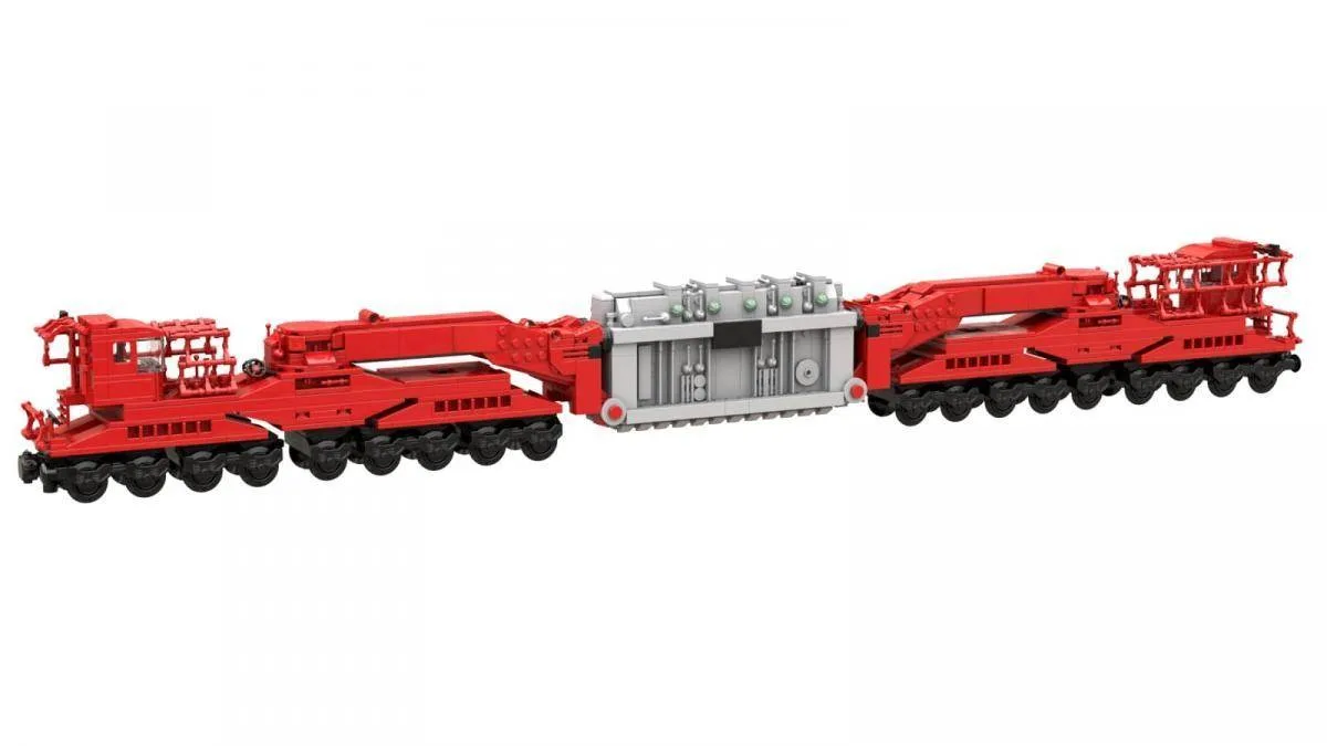 BlueBrixx Train de transport lourd (BB-100247) - prix | Brick Broker