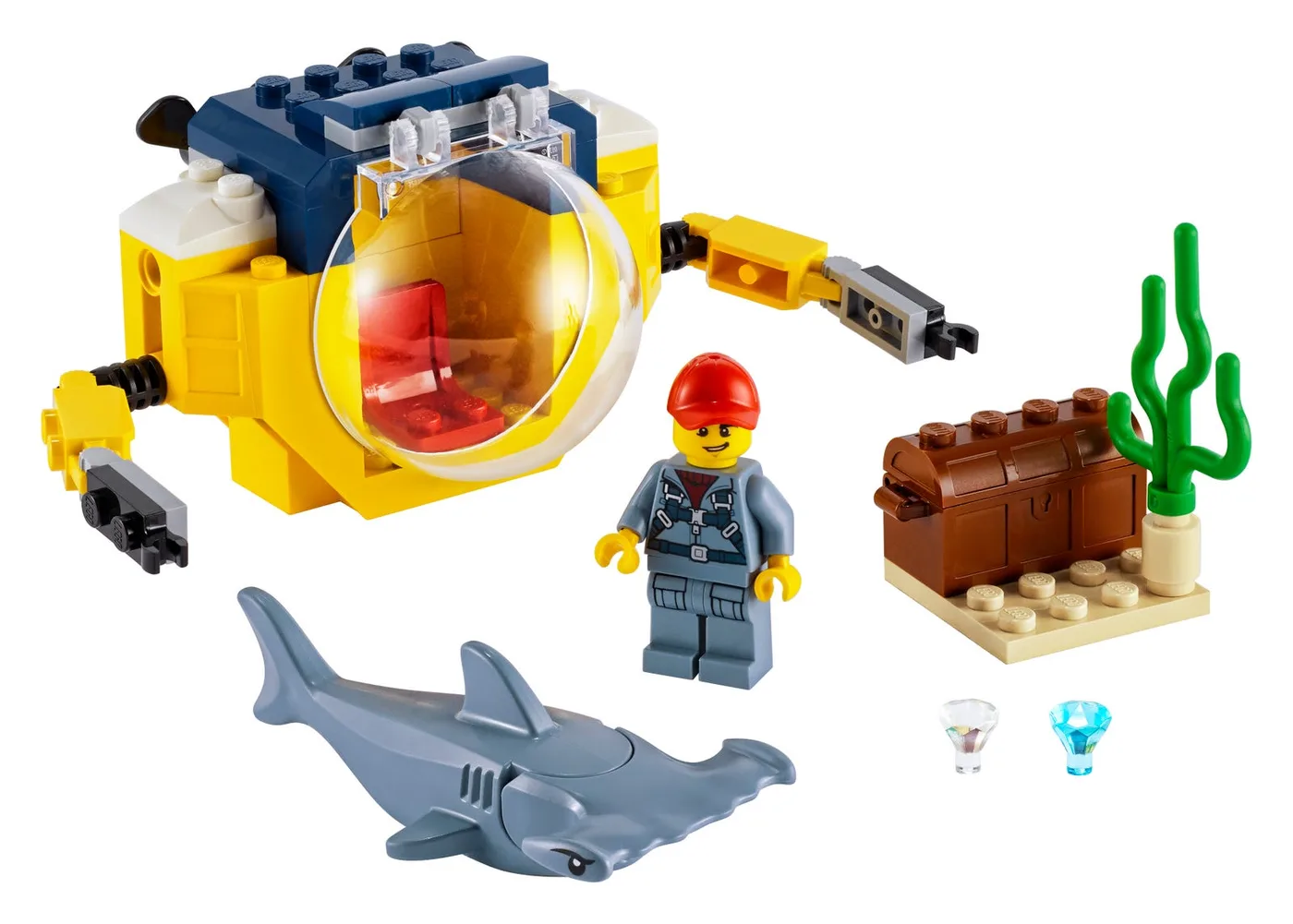 LEGO 60263 Mini-sous-marin océanique - prix | Brick Broker