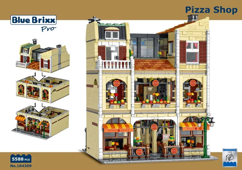 BlueBrixx Pizzeria (BB-104309) - Preise & Vergleich | Brick Broker